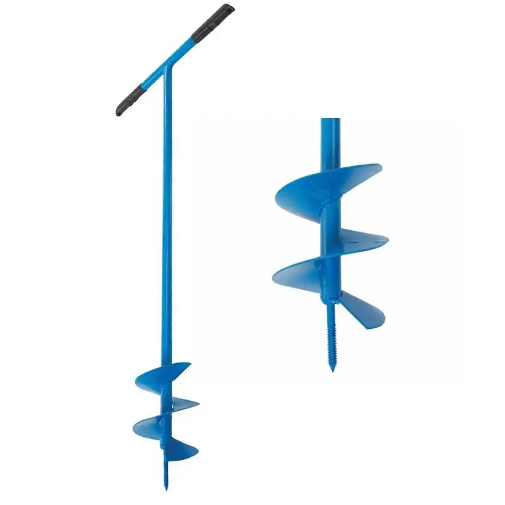 Fence Post Auger - Blue - Diameter 12.7cm, Height 110cm