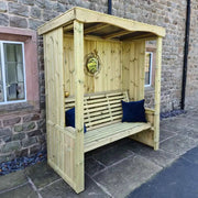 four seasons seater outdoor wooden furniture