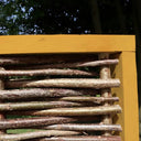 Framed Hazel Hurdle High Quality Fencing for Patios Woven Wood Premium Weave with treated pine frame