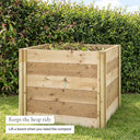 Slot Down Compost Bin #103cm(L) x 103(W) x 120(H)
