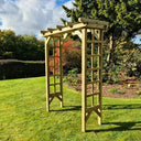 garden arch outdoor arch for gardens woven wood