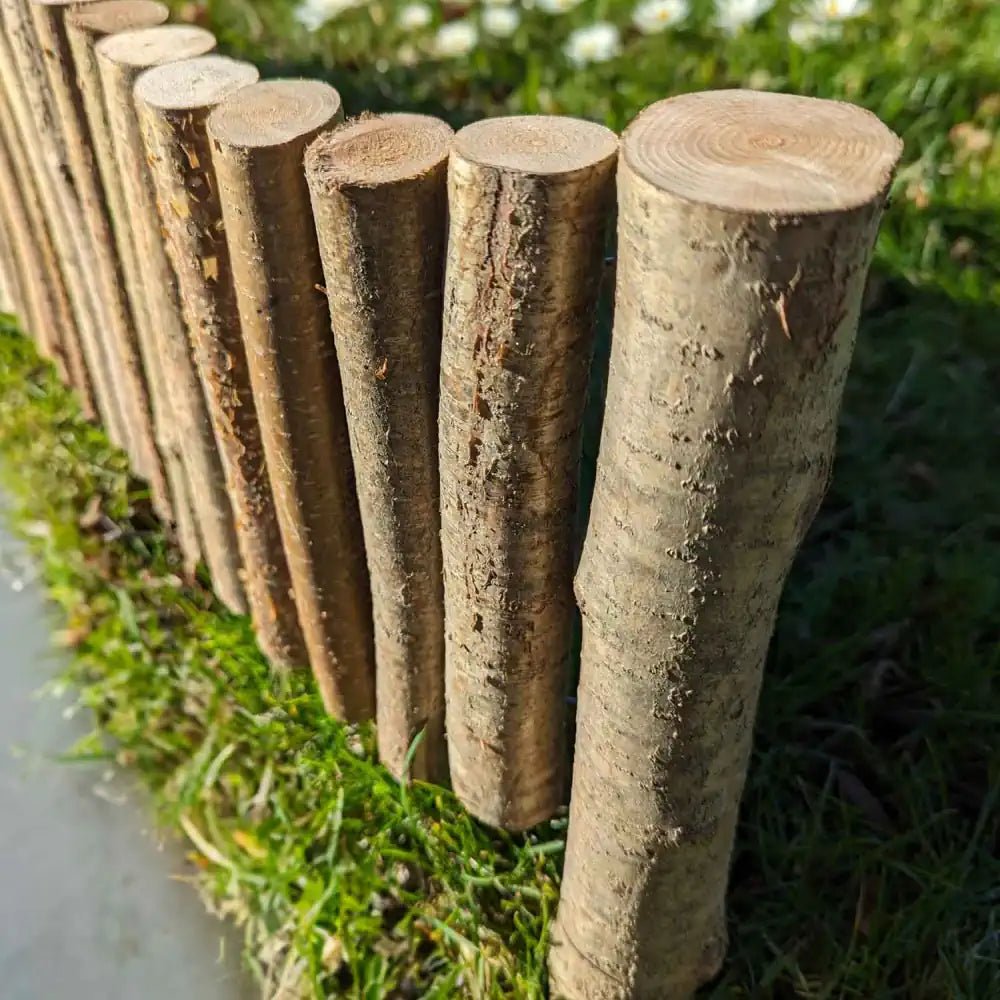 Keep your lawn looking neat and tidy with this natural Hazel Lawn Edging, blending seamlessly with your landscape.