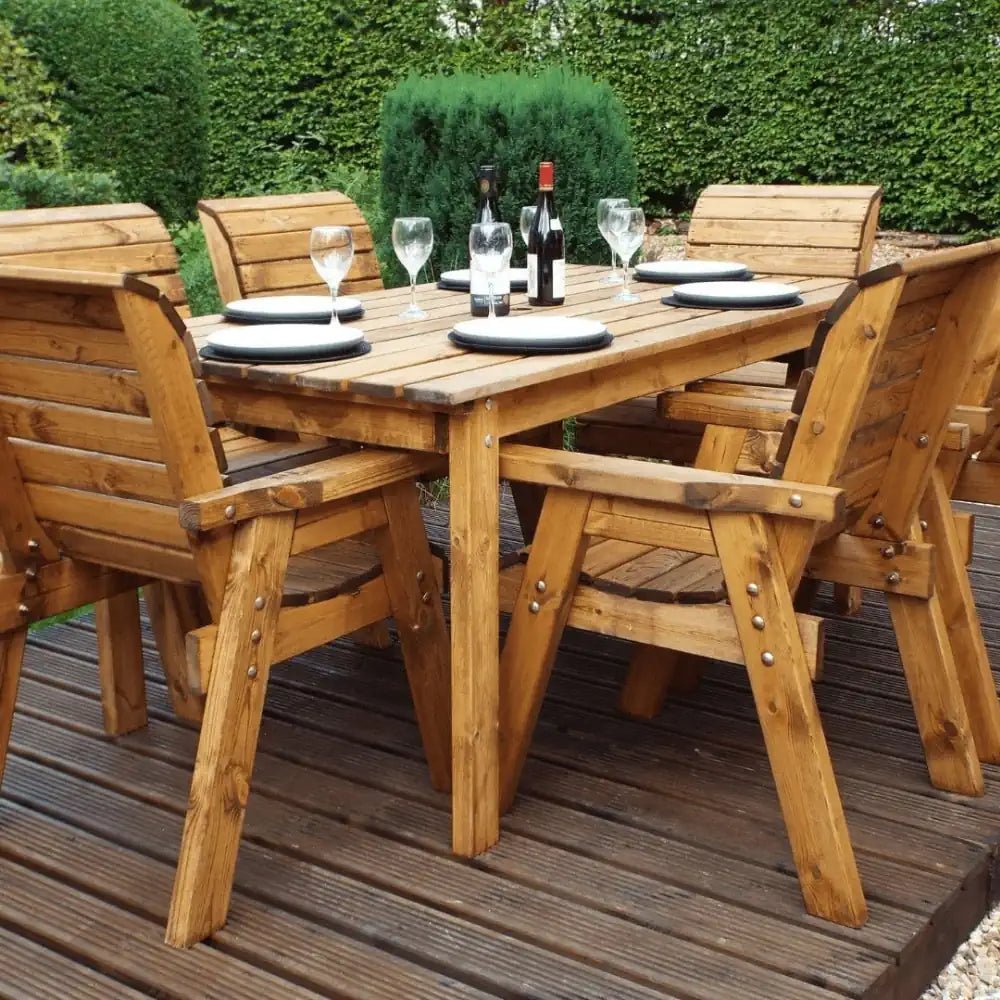 garden dining set patio outdoor dining set Woven Wood