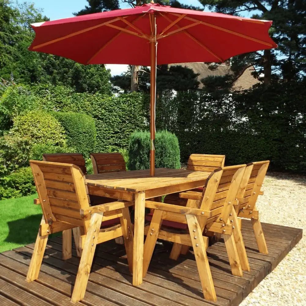 A compact and versatile wooden bistro set