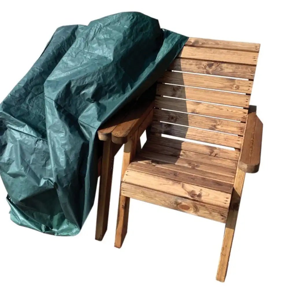 Backyard sanctuary: Wooden garden furniture creating a tranquil escape.