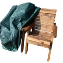 Backyard sanctuary: Wooden garden furniture creating a tranquil escape.