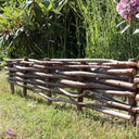 Artisanal 2m woven lawn edging 