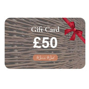 gift card woven wood