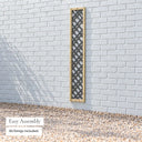 Grey Painted Lattice #0.3m