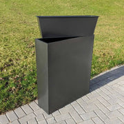 Grow your favorite flowers in this classic Galvanised Trough Planter, a versatile addition to any outdoor space.