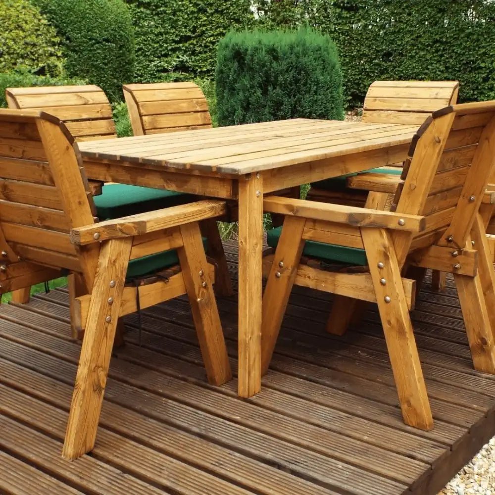 grey parasol dining set for outdoor patios Woven Wood