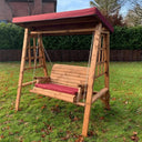 grey swing set Patio swing seat swing seat Woven Wood