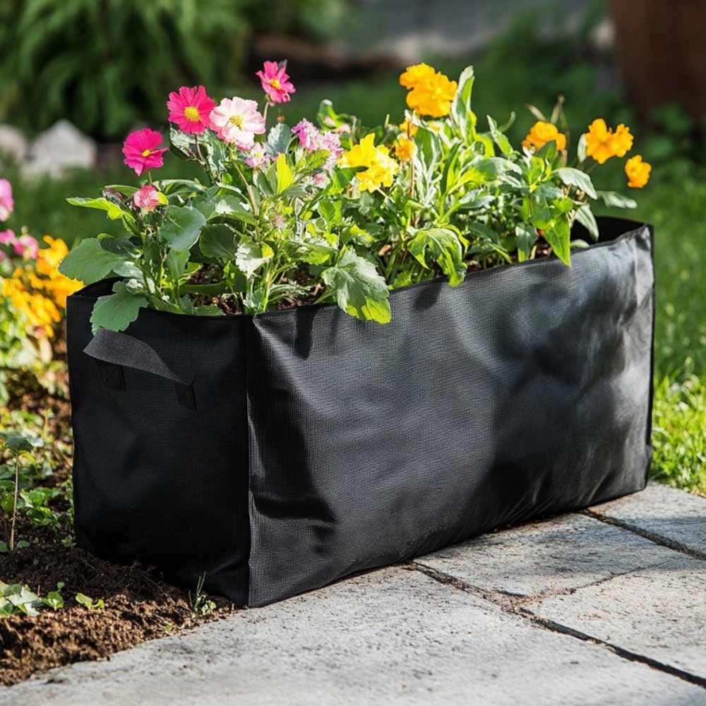 woven planter bags 2m Fabric Grow Bag Liner for Troughs – Woven Wood
