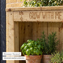 Grow With Me wooden planter - pressure treated
