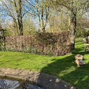 Capped Hazel Hurdle Fence Panel Premium Weave