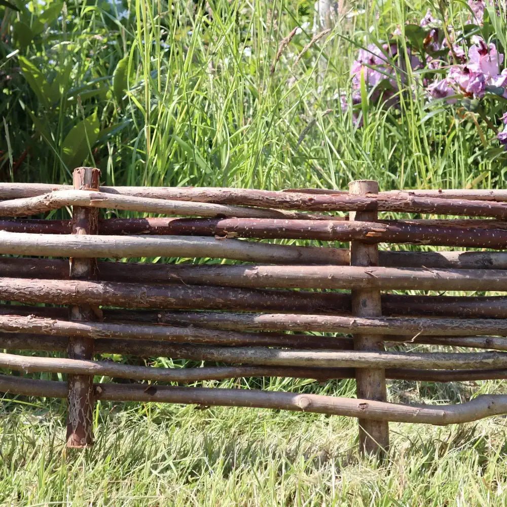 15cm Hazel Hurdle Lawn Edging