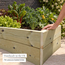 Heavy Duty Double Layer Raised Bed 120 x 60 - made in the UK