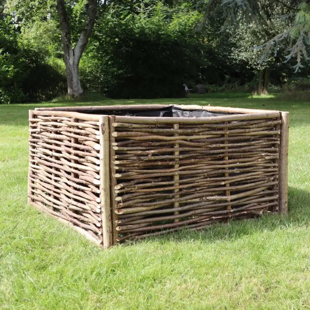 Hazel Raised Bed Garden Planter by Woven Wood 400 litres