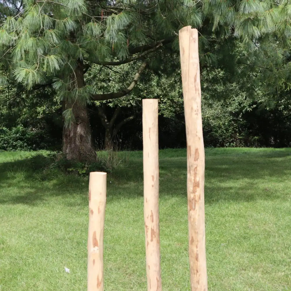 180 cm woven wood rustic handmade natural chestnut posts