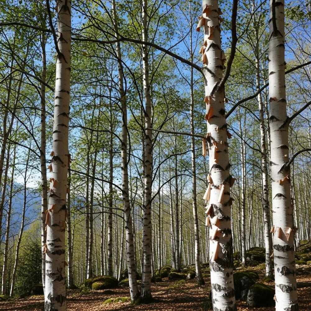 Botula Wood Multi-Stem Himalayan Birch Tree | Betula Utilis Jacquemontii | 3L Pot ...