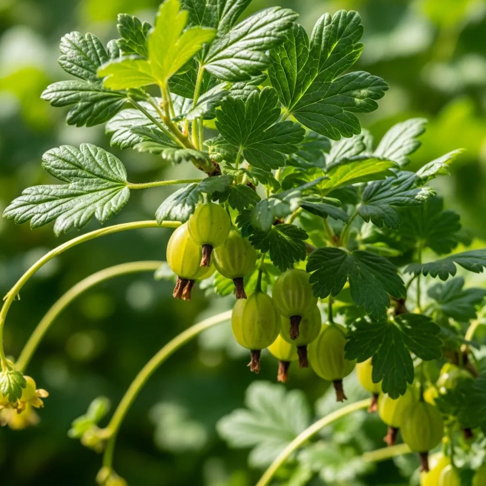 'Hinnonmaki Green' Gooseberry Bush | Bare Root