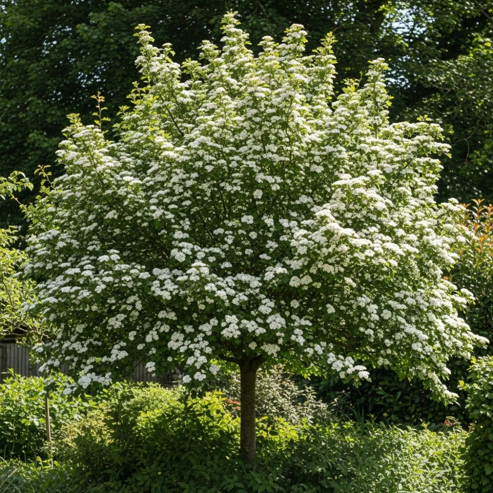 5ft Hybrid Cockspur Thorn | Crataegus x lavallei 'Carrierei' | 2 Years Old | 9L Pot