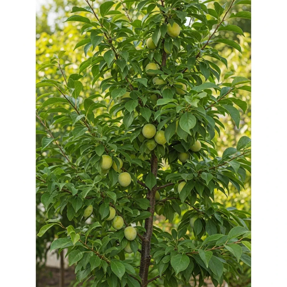 Imperial Gage' Plum Tree | 2-Year-Old Well-Rooted Bare Root | Approx. 5ft