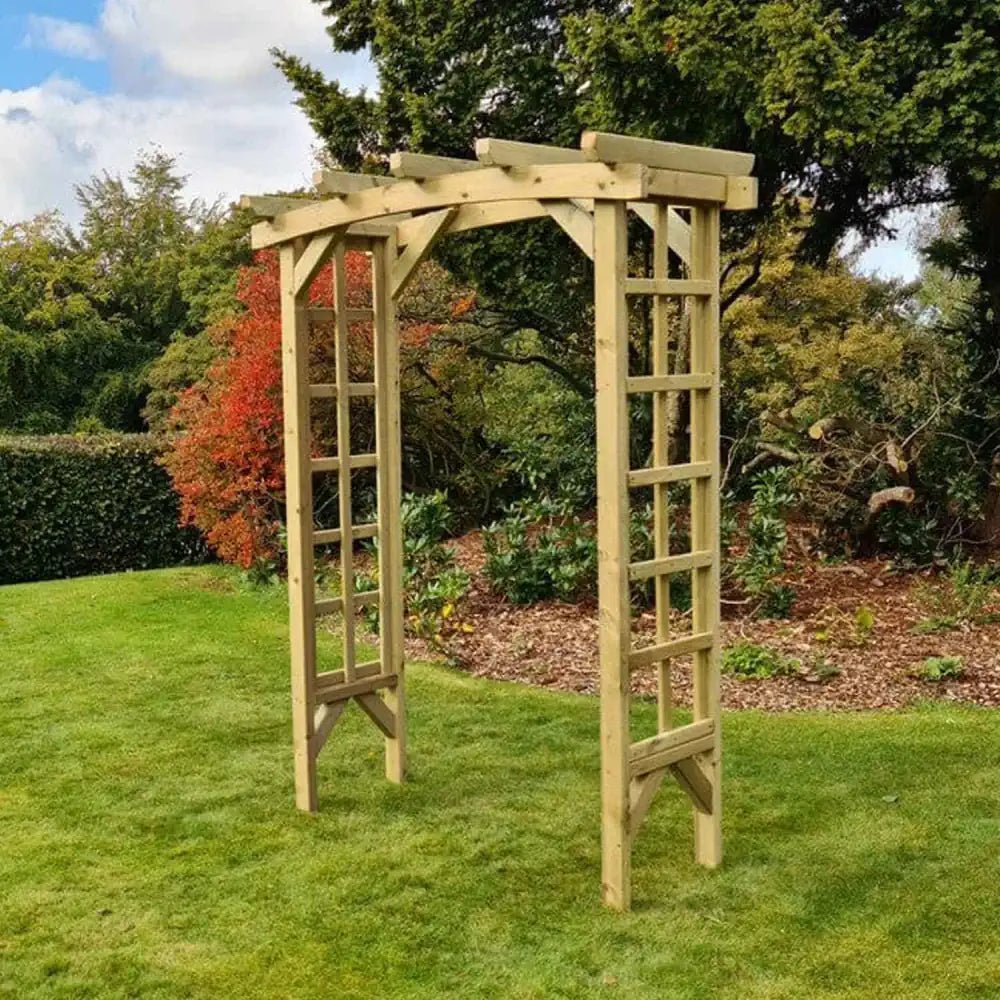 Redwood Ivy Arch - 3ft Wide – Woven Wood