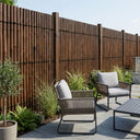 Jumbo Premium Half Round 5-6cm Thick Bamboo Fence Panel