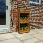 Outdoor herb gardens by Woven Wood