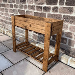 large garden trug planters standing pots Woven Wood