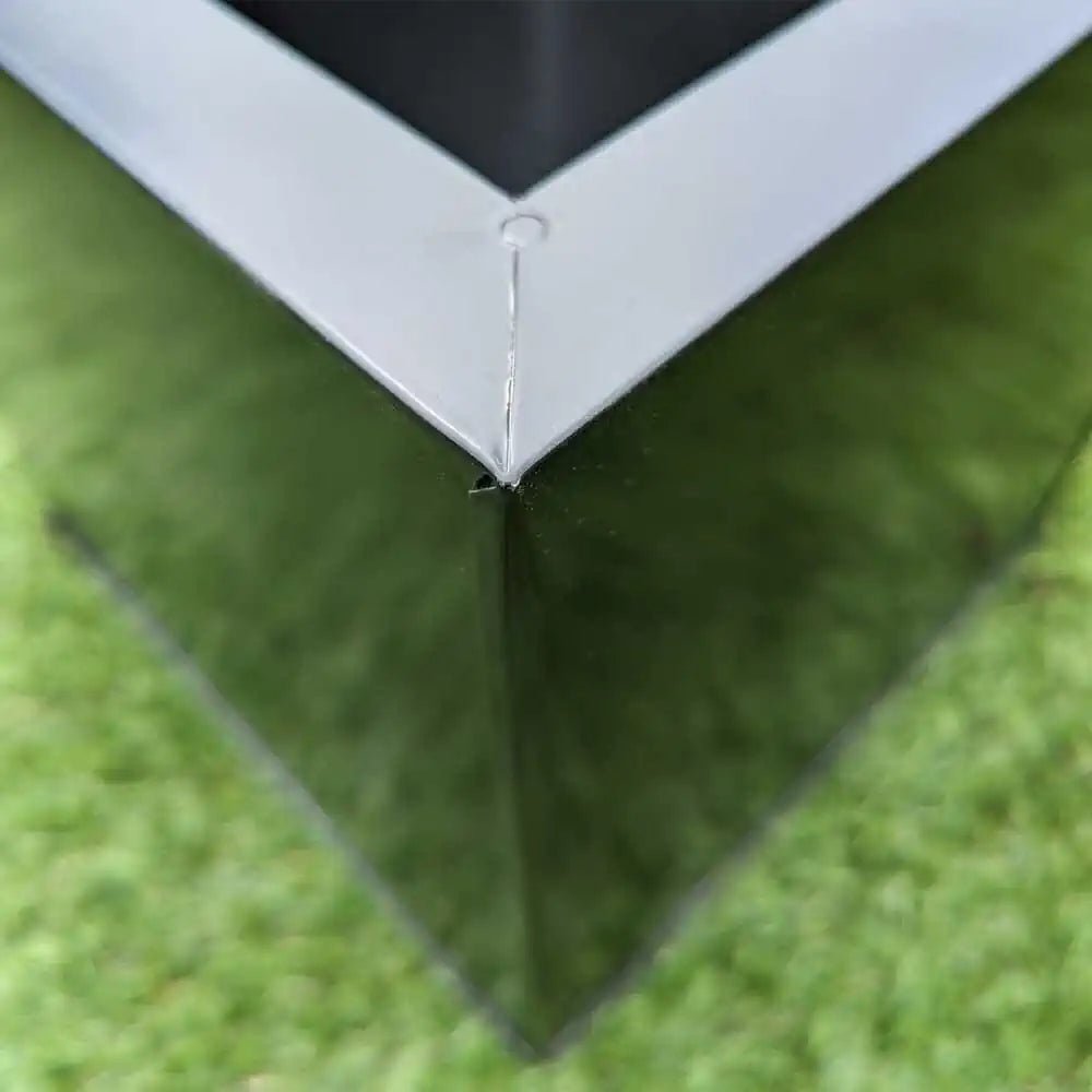 A sleek cube planter adding modern flair to your space.