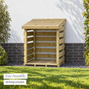 Pent Log Store #96cm(L) x 82(W) x 126(H)