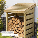 Pent Log Store #96cm(L) x 82(W) x 126(H)