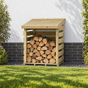 Pent Log Store #96cm(L) x 82(W) x 126(H)