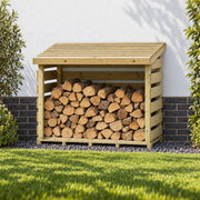 Pent Log Store #180cm(L) x 82(W) x 126(H)