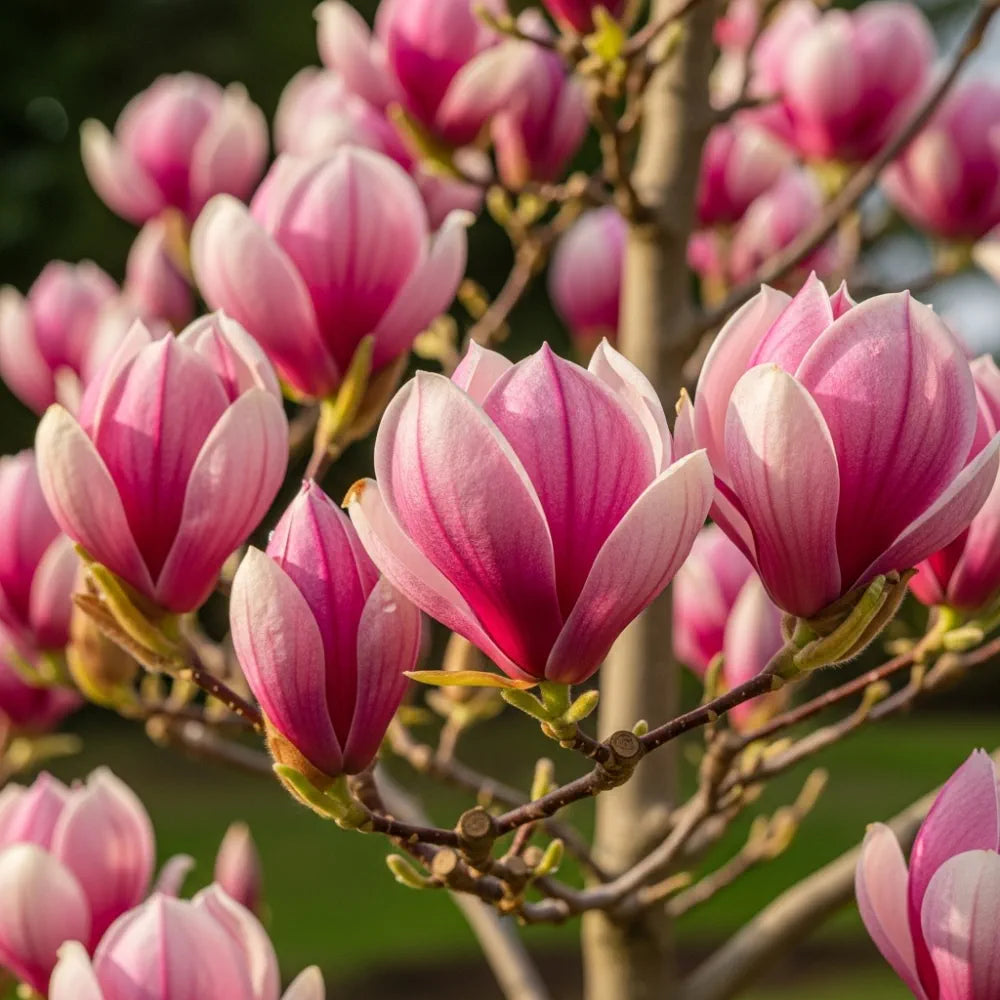 6ft Mature Magnolia Soulangeana Rustic Red | 25L Pot