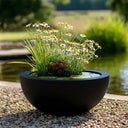 Zinc Galvanised Round Bowl Planter