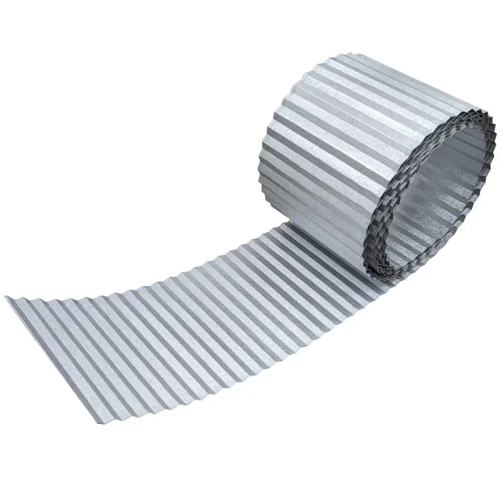 Muscle for your borders: Durable metal lawn edging withstands the elements and keeps your garden tidy.