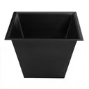 32cm Zinc Galvanised Matte Black Insert