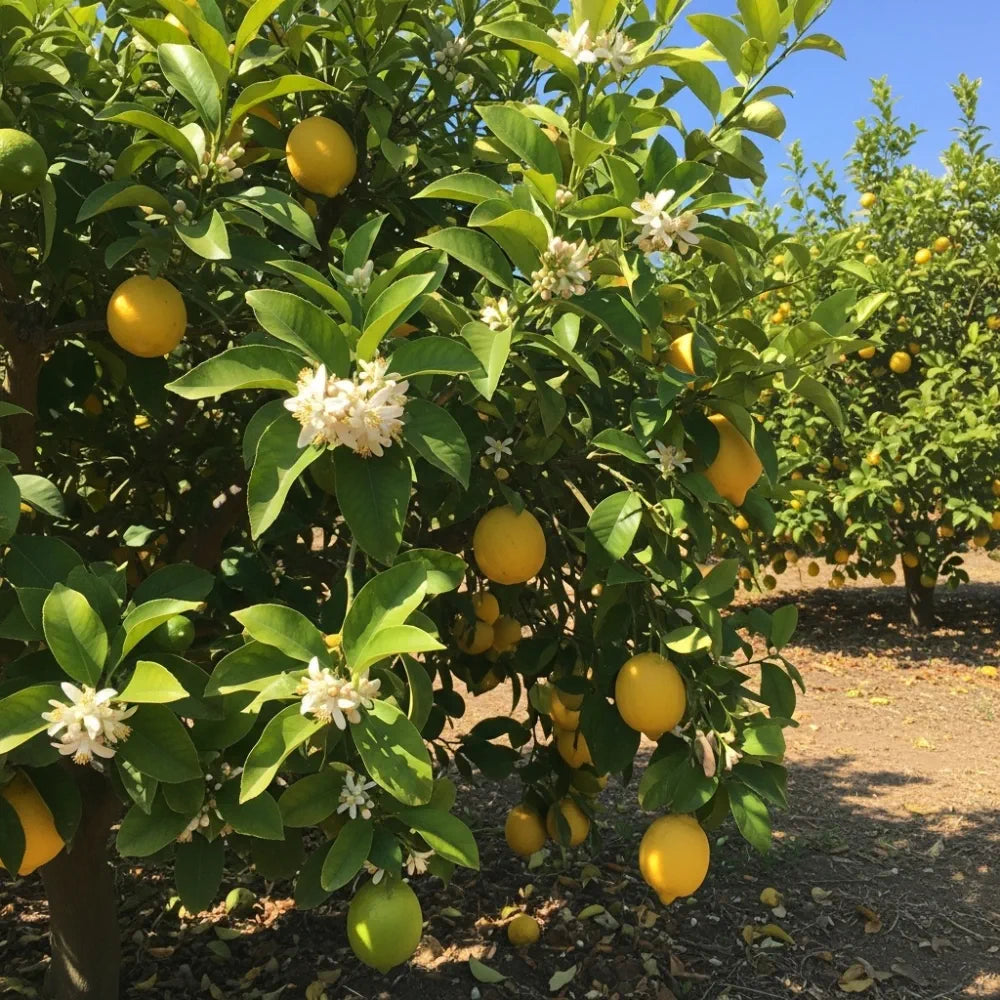 5ft Mature Patio Lemon Tree | 4 Seasons Lemon | Grafted Tree in a 10L Pot | 3 Sizes