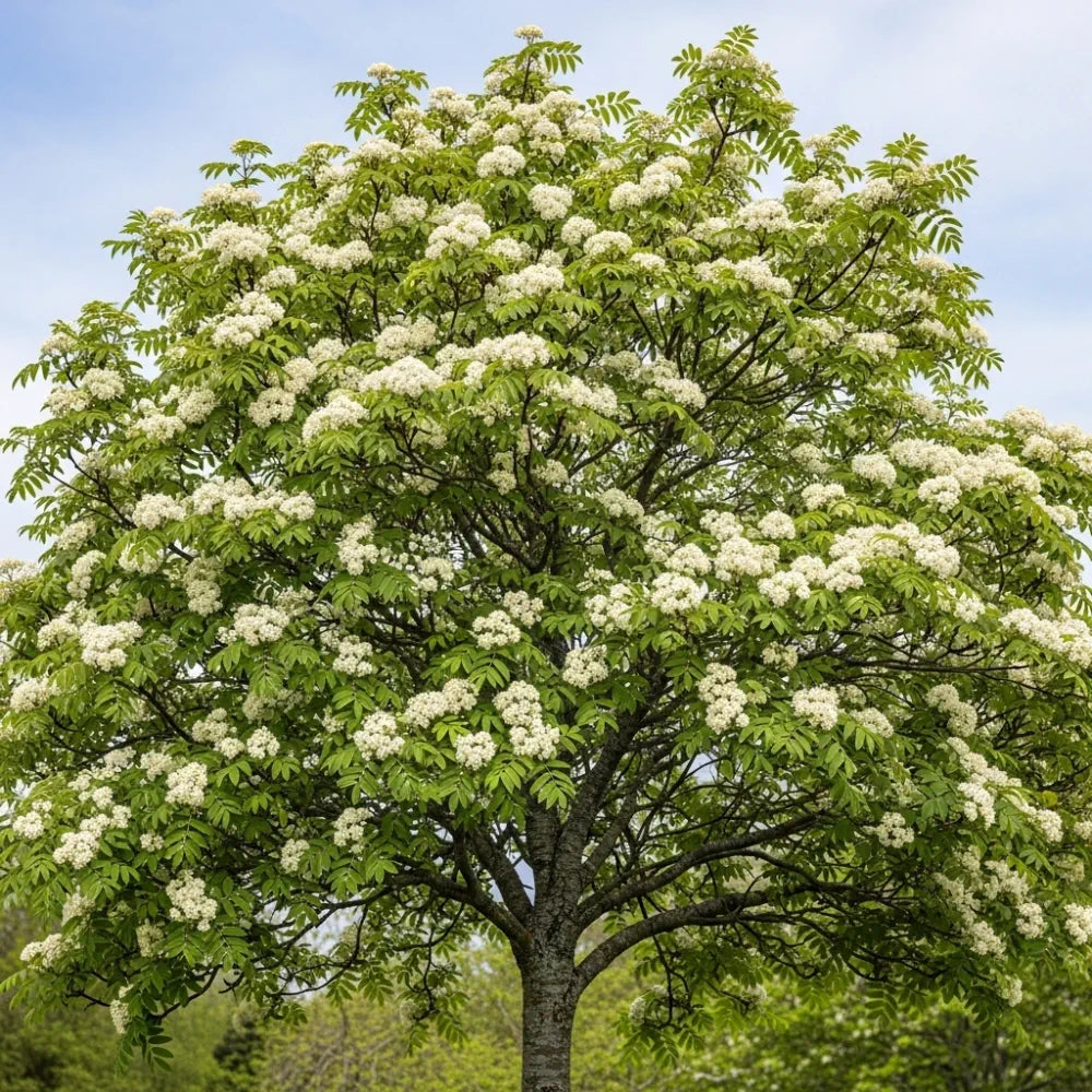 5ft Multi-Stem Mountain Ash Rowan Tree | Sorbus aucuparia  | 9L Pot | 2 Years Old