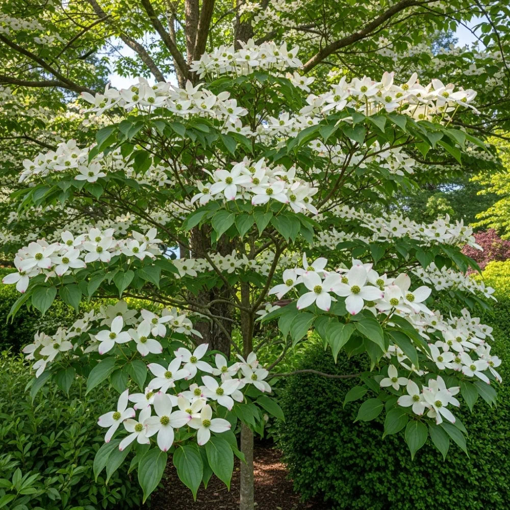 4ft 'Nicole' Japanese Dogwood Tree | Cornus kousa | 4.5L Pot