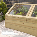 Large Timber Cold Frame #109cm(L) x 63(W) x 36(H)