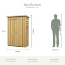 Tall Garden Store #Pressure Treated / Pent