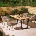 Oslo 4 Seat Dining Set