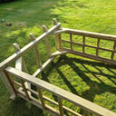A serene outdoor arch creates a tranquil atmosphere.