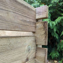 Natural pine raised compost bin Woven Wood Tulipy