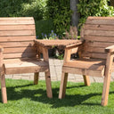 Wooden Garden Love Seats available on Woven Wood