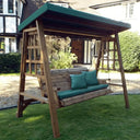 Outdoor Swing Seat Woven WOod